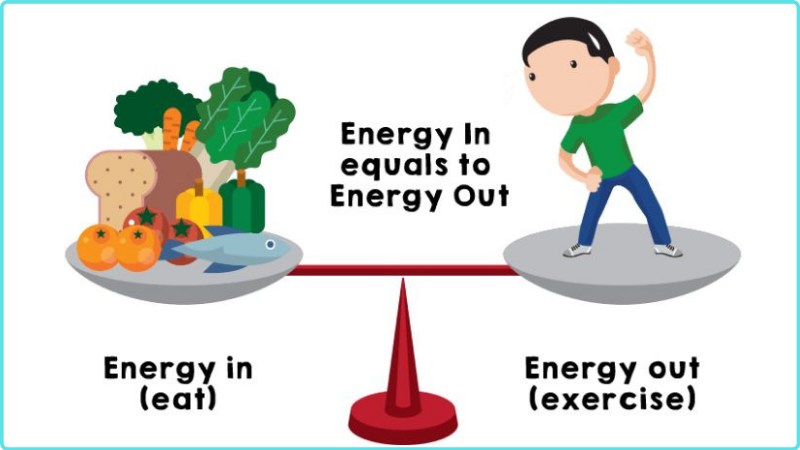 Cân bằng giữa năng lượng nạp vào và năng lượng tiêu thụ