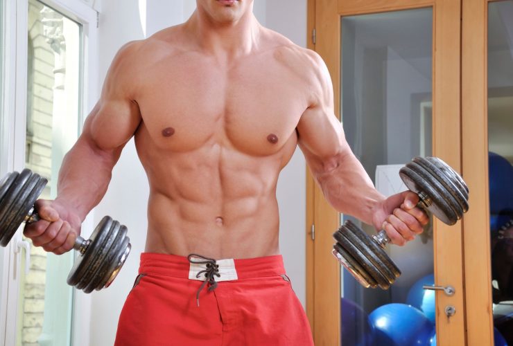 Tập luyện giúp kích thích sự phát triển của cơ bắp
